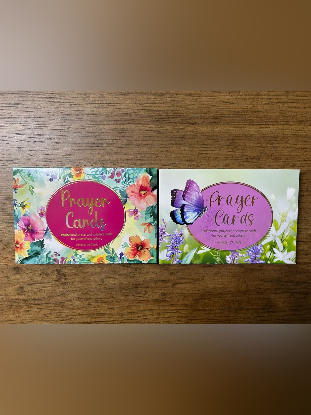 Prayer/Scripture Cards Box Set - Floral & Butterfly Designs